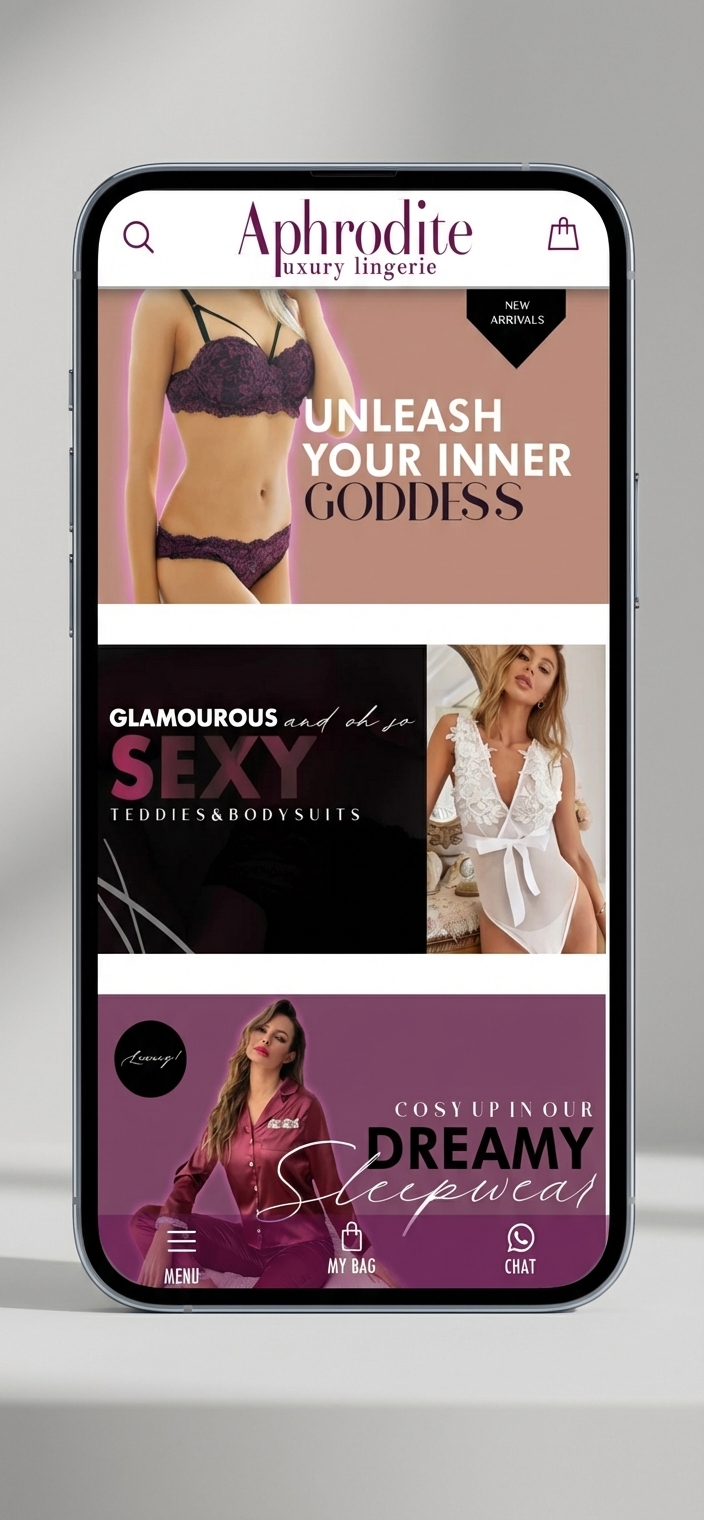 Luxury Lingerie – Mobile App