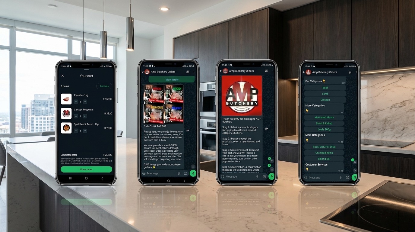AMP Butchery – WhatsApp Ecommerce Chatbot